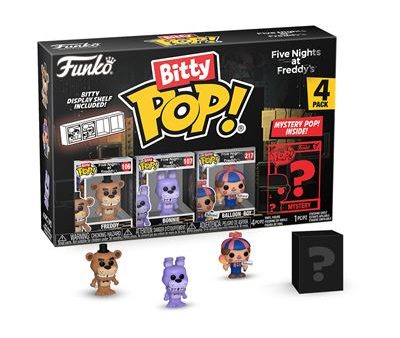 Funko Bitty Pop! Figura de Vinyl Five Nights at Freddy’s: Freddy  - Pack 4 | Inclui Figura Mistério on Sale