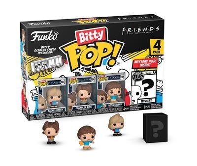 Funko Bitty Pop! Figura de Vinyl Friends - Pack de 4 | Inclui Figura Mistério Discount