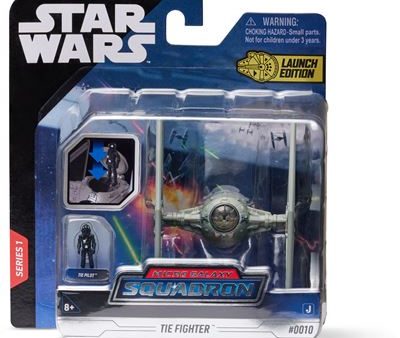 Figura & Nave Star Wars: Tie Fighter Gris 8cm - Bizak Cheap