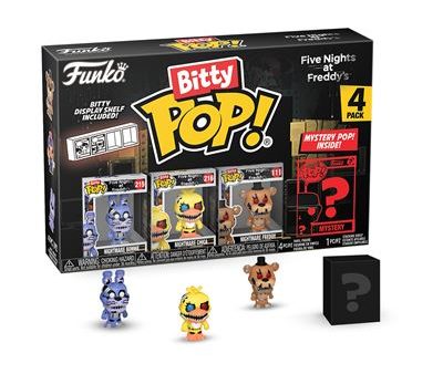 Funko Bitty Pop! Figura de Vinyl Five Nights at Freddy’s: Nightmare Bonnie  - Pack 4 | Inclui Figura Mistério Discount