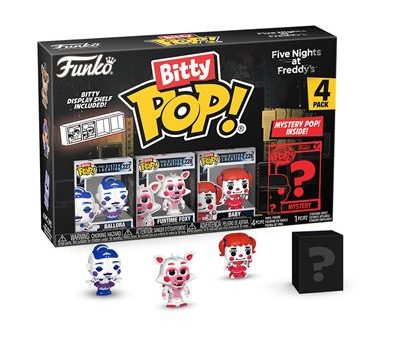 Funko Bitty Pop! Figura de Vinyl Five Nights at Freddy’s: Ballora  - Pack 4 | Inclui Figura Mistério Hot on Sale