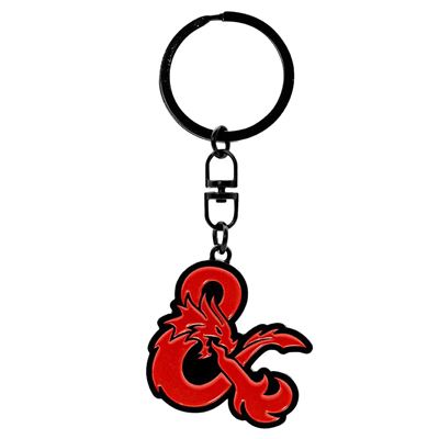 Porta-Chaves Metálico Dungeons & Dragons Ampersand Logo - ABYstyle Fashion