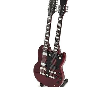 Réplica Mini Guitarra Jimmy Page Doubleneck Signature - Music Legends Collection Online Sale