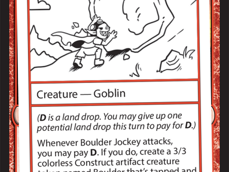 Boulder Jockey [Mystery Booster 2 Playtest Cards] Cheap