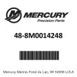 Mercury - Prop 15.25r40 18d - 48-8M0014248 Online now