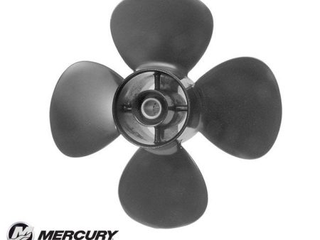 Mercury - Black Max Aluminum Kicker Propeller - 4-Blade - 8 - 9.9 HP FourStreak with standard gearcase (2005 and newer) - 8.7 Dia. - 5 Pitch - 48-812954A10 For Cheap