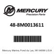 Mercury - Prop 17.25l37 18d - 48-8M0013611 Sale