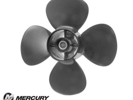 Mercury - Black Max Aluminum Kicker Propeller - 4-Blade - 9.9 HP Bigfoot   Command Thrust FourStroke (2005 and newer), 9.9 HP Pro Kicker (all years), 15 - 20 HP FourStroke (2008 and newer) - 10 Dia. - 7 Pitch - 48-812950A10 Cheap