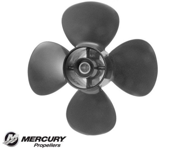 Mercury - Black Max Aluminum Kicker Propeller - 4-Blade - 9.9 HP Bigfoot   Command Thrust FourStroke (2005 and newer), 9.9 HP Pro Kicker (all years), 15 - 20 HP FourStroke (2008 and newer) - 10 Dia. - 7 Pitch - 48-812950A10 Cheap